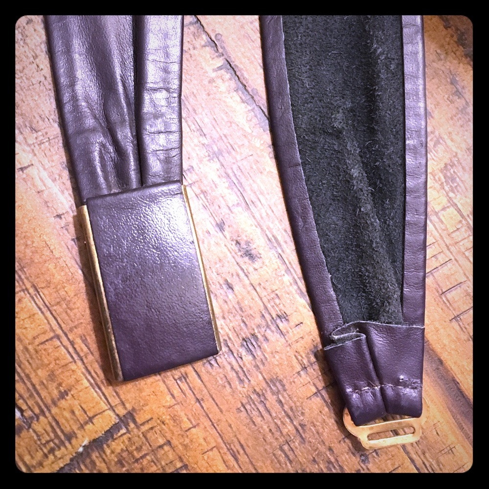 Vintage 1980's high waisted belt